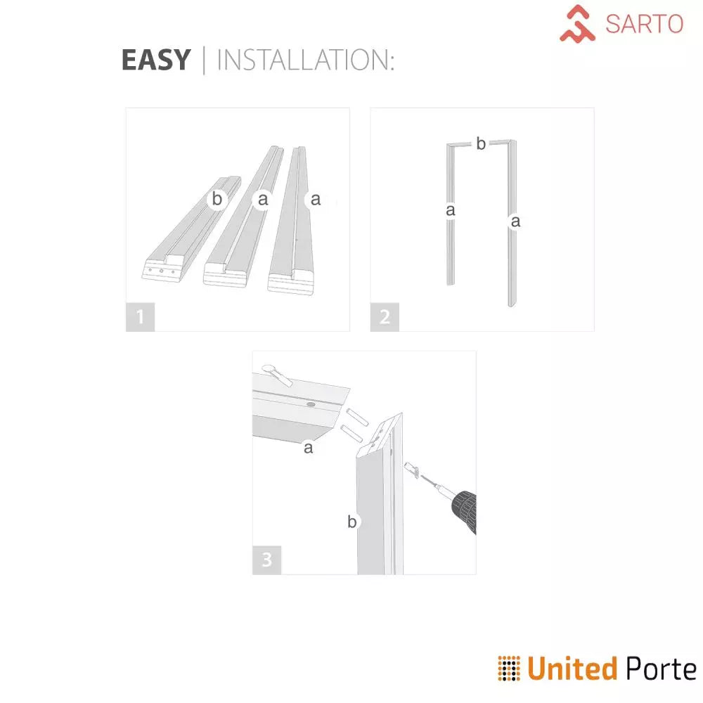 Solid Interior French Door with Frosted Glass | Bathroom Bedroom Sturdy Doors | Buy Doors Online