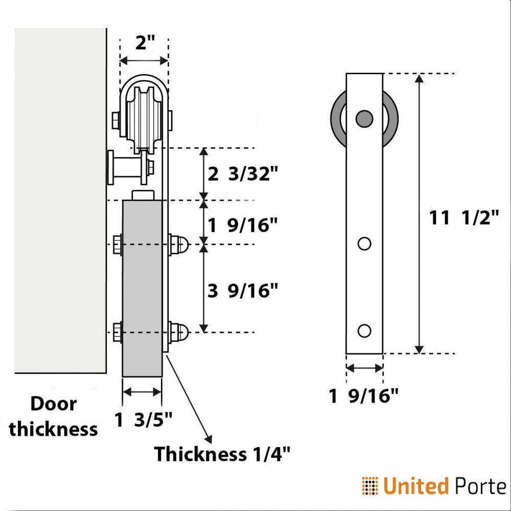 Sturdy Barn Door with Frosted Glass | Solid Panel Modern Interior Doors | Buy Doors Online