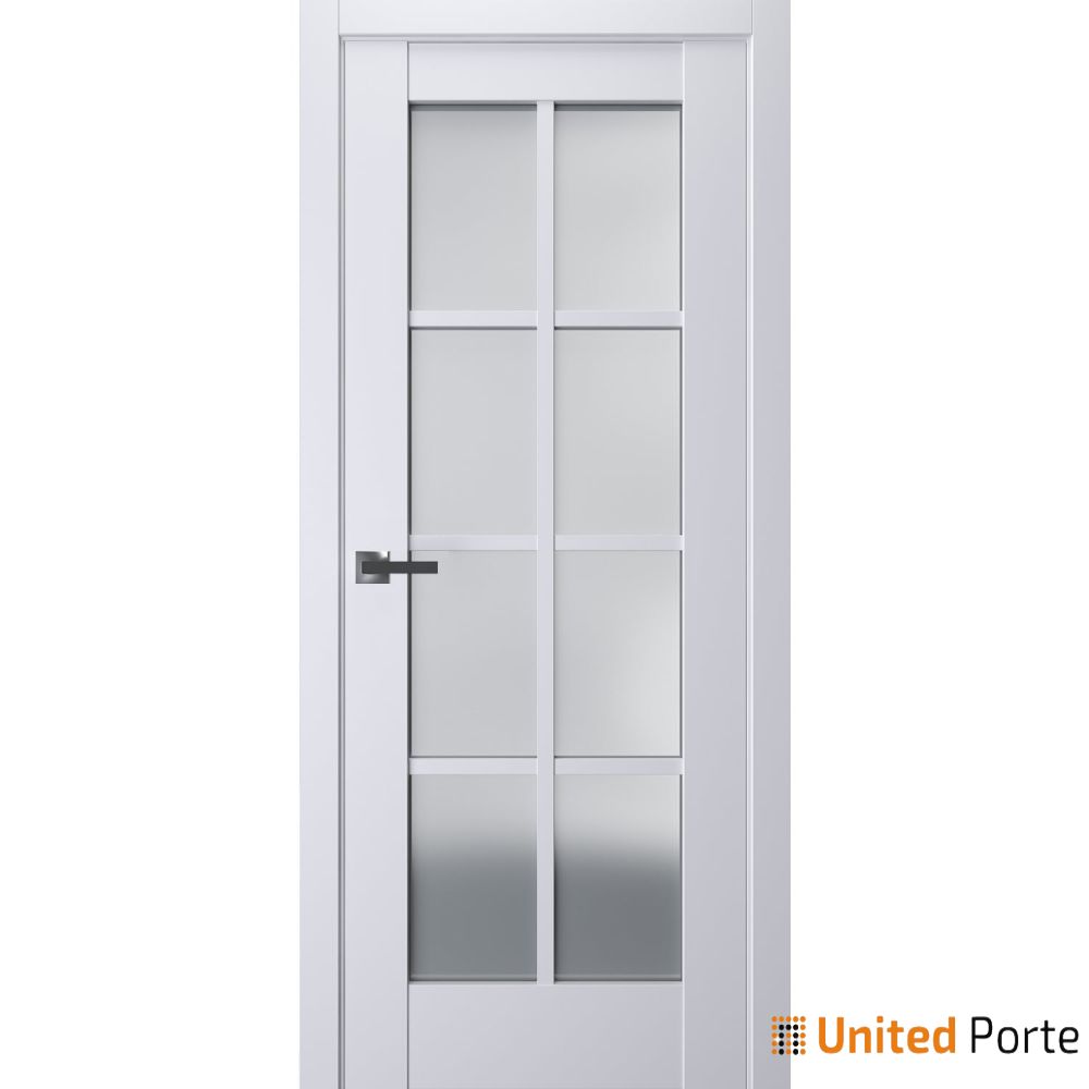 Interior Solid French Door with Frosted Glass | Bathroom Bedroom Sturdy Doors | Buy Doors Online