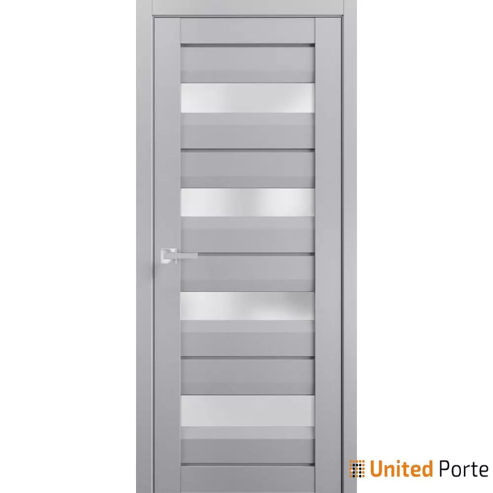 Interior Solid French Swing Door with Frosted Glass | Bathroom Bedroom Sturdy Doors | Buy Doors Online