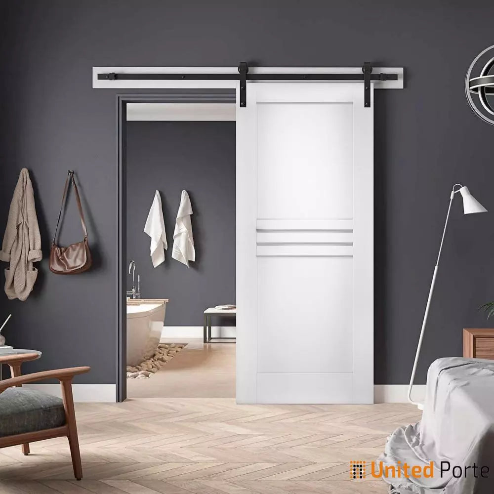 Modern Barn Door with Hardware | Solid Panel Interior Doors | Buy Doors Online
