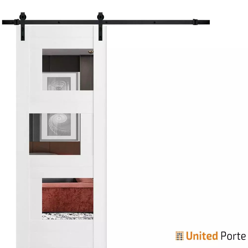 Modern Barn Door with Mirror | Solid Panel Interior Doors | Buy Doors Online