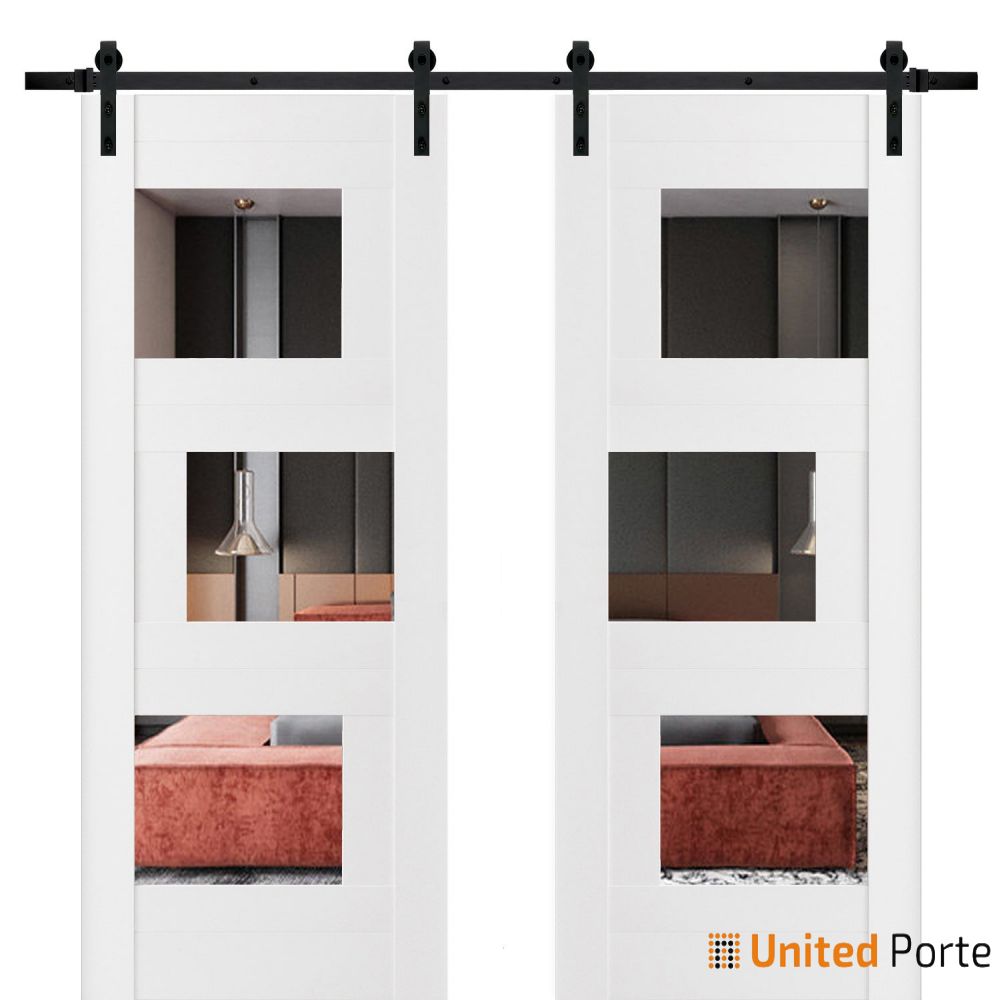 Modern Barn Door with Mirror | Solid Panel Interior Doors | Buy Doors Online