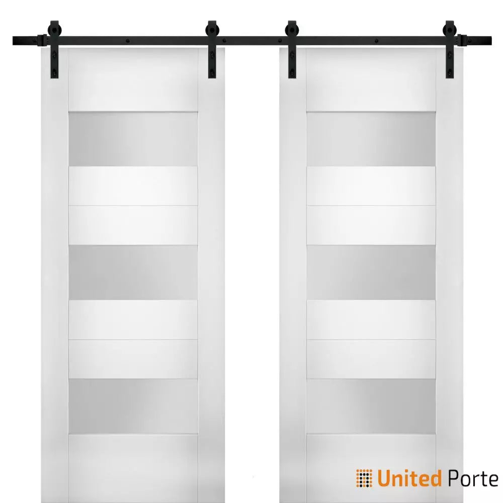 Modern Barn Door with Opaque Glass | Solid Panel Interior Doors | Buy Doors Online