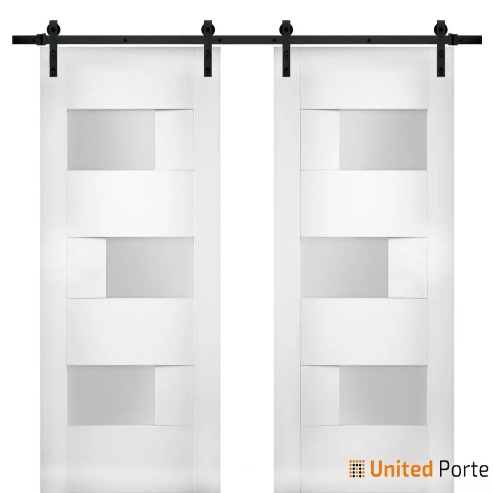 Modern Barn Door with Opaque Glass | Solid Panel Interior Doors | Buy Doors Online