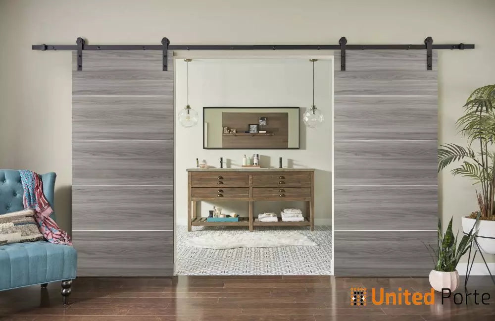 Modern Interior Sliding Barn Door with Hardware | Solid Panel Interior Doors | Buy Doors Online