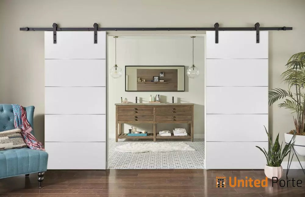 Modern Interior Sliding Barn Door with Hardware | Solid Panel Interior Doors | Buy Doors Online