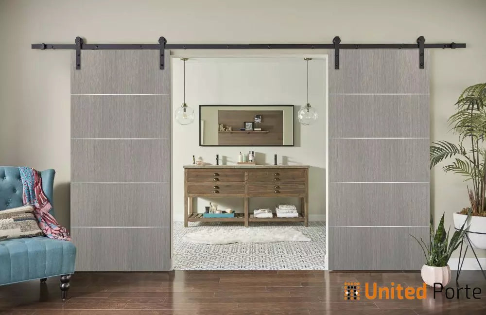 Modern Interior Sliding Barn Door with Hardware | Solid Panel Interior Doors | Buy Doors Online