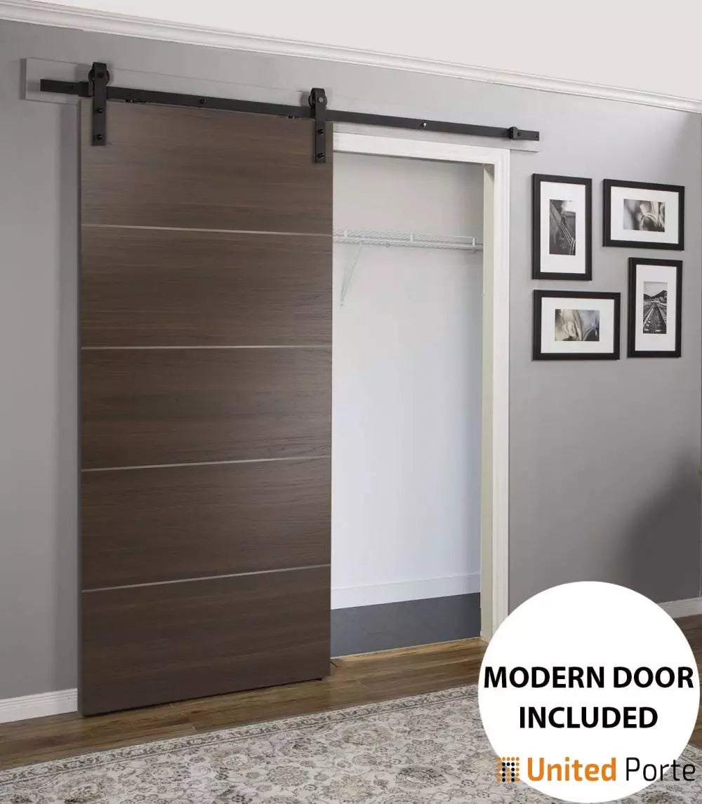 Modern Interior Sliding Barn Door with Hardware | Solid Panel Interior Doors | Buy Doors Online