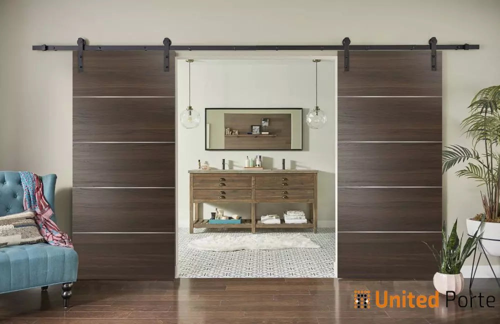 Modern Interior Sliding Barn Door with Hardware | Solid Panel Interior Doors | Buy Doors Online