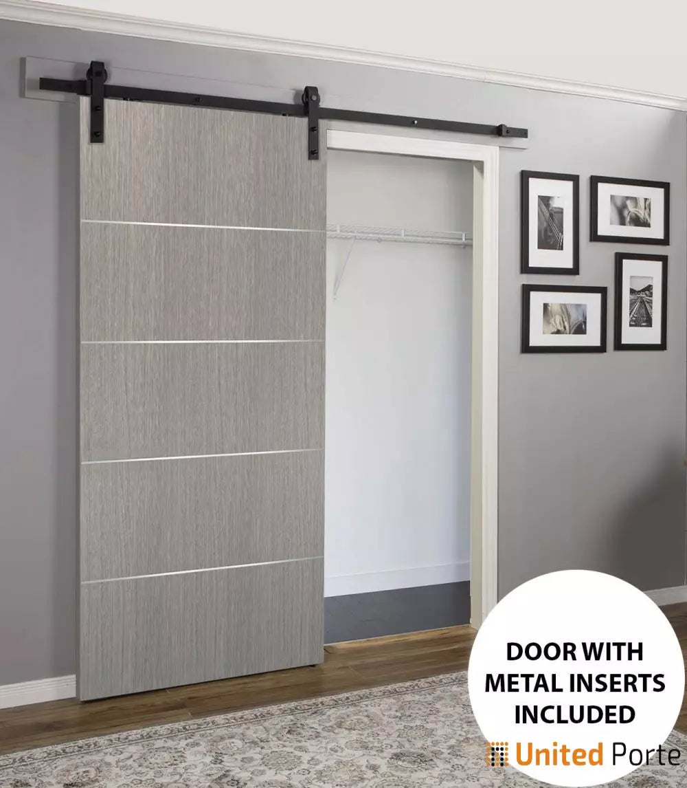 Modern Interior Sliding Barn Door with Hardware | Solid Panel Interior Doors | Buy Doors Online