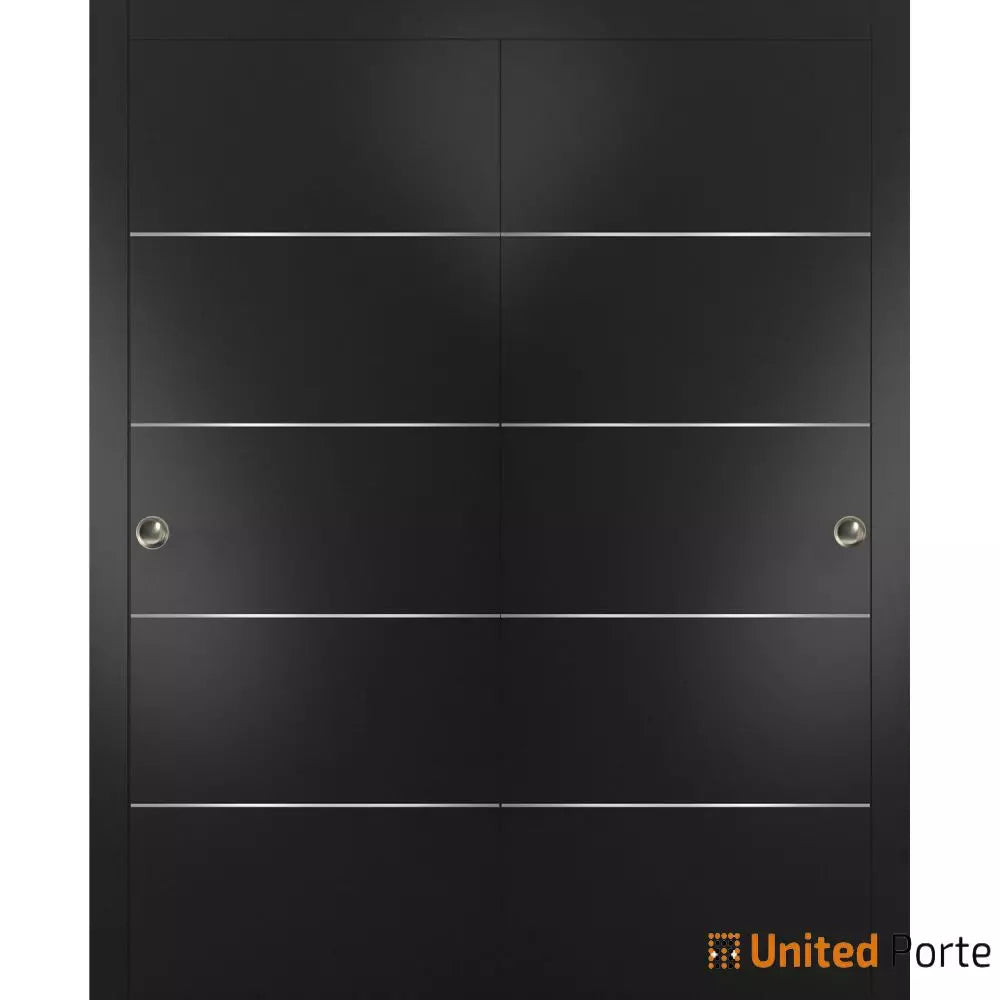 Modern Interior Sliding Closet Bypass Door with Hardware | Solid Panel Interior Doors | Buy Doors Online