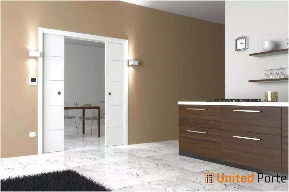 Modern Interior Sliding Closet Pocket Door with Hardware | Solid Panel Interior Doors | Buy Doors Online