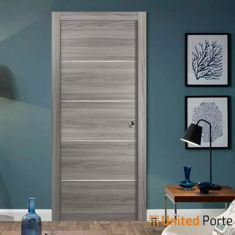 Modern Interior Sliding Closet Pocket Door with Hardware | Solid Panel Interior Doors | Buy Doors Online