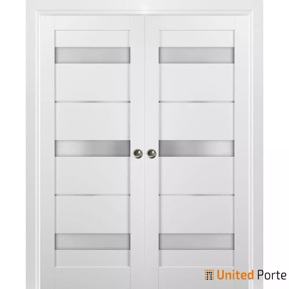 Panel Lite Pocket Door with Frosted Opaque Glass | Solid Wood Interior Sturdy Door | Buy Doors Online