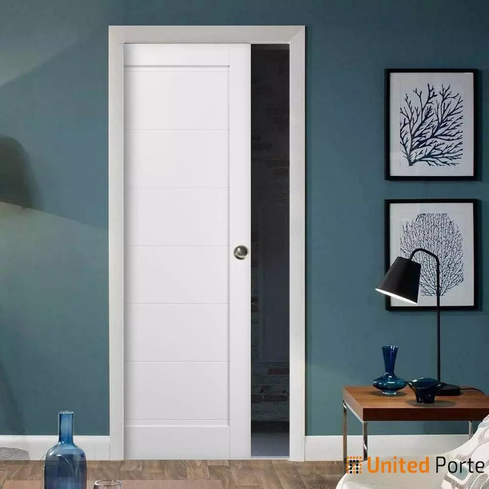 Panel Pocket Door with Frames | Solid Wood Interior Doors I Buy Doors Online