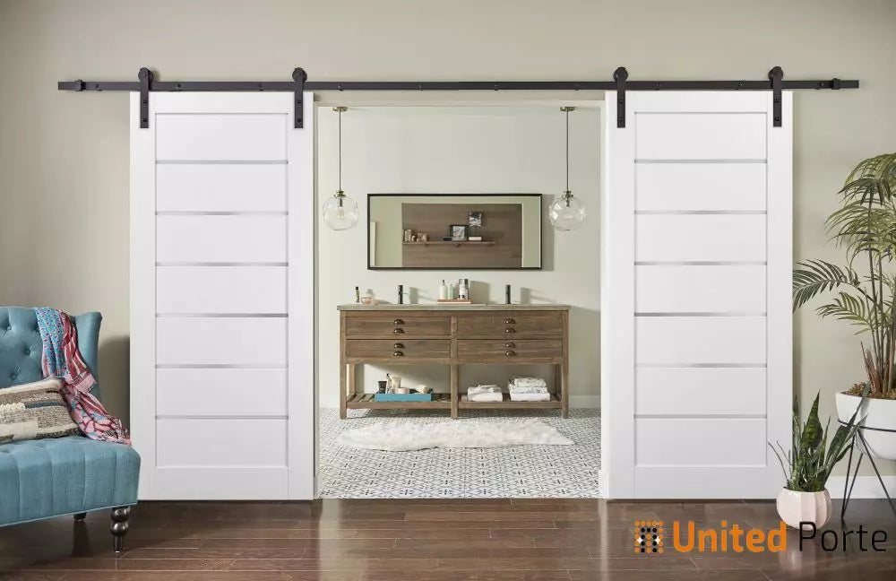 Sliding Barn Door with Hardware | Lite Wooden Solid Panel Interior Doors | Buy Doors Online