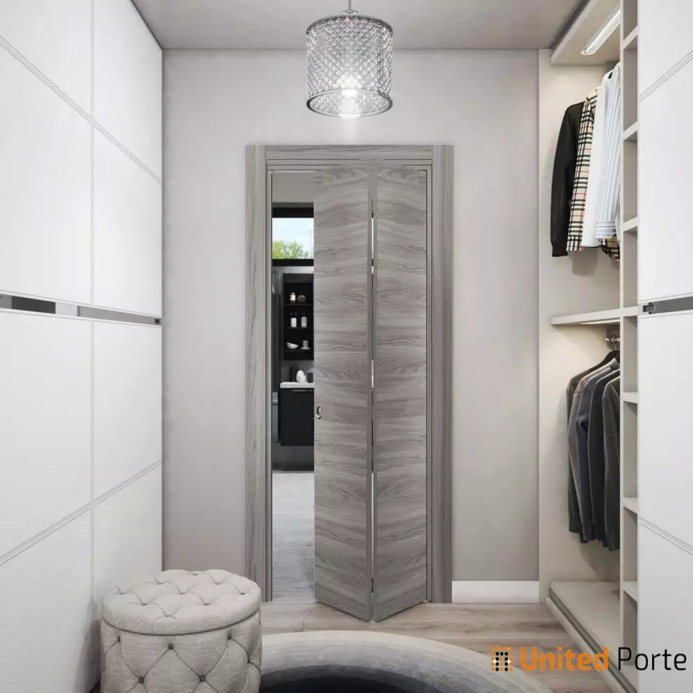 Sliding Closet Bi-fold Door with Frames | Wood Solid Bedroom Wardrobe Doors | Buy Doors Online