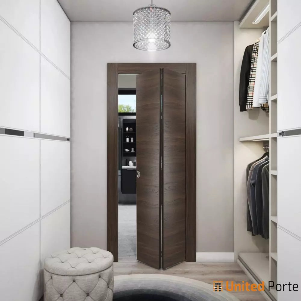 Sliding Closet Bi-fold Door with Frames | Wood Solid Bedroom Wardrobe Doors | Buy Doors Online
