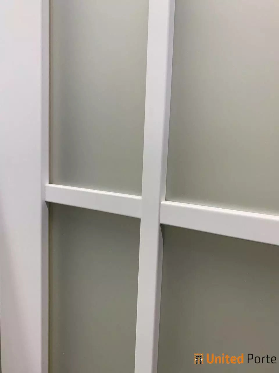 Sliding Closet Bypass Doors with 12 Lites Frosted Glass | Wood Solid Bedroom Wardrobe Doors | Buy Doors Online