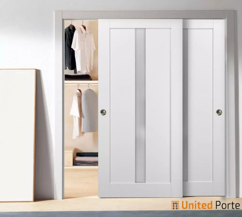 Sliding Closet Bi-fold Door with Frames | Wood Solid Bedroom Wardrobe Doors | Buy Doors Online