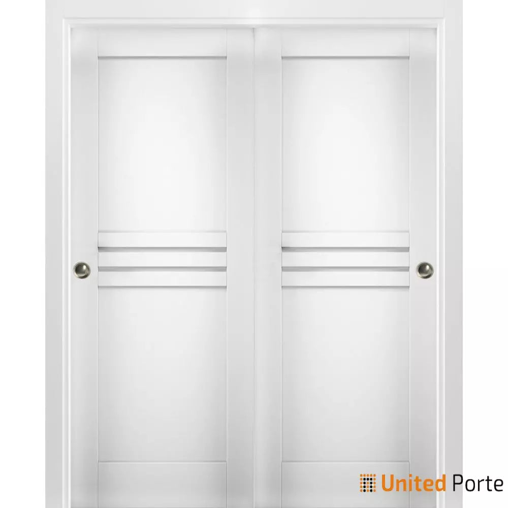 Sliding Closet Bypass Doors with Hardware | Wood Solid Bedroom Wardrobe Doors | Buy Doors Online