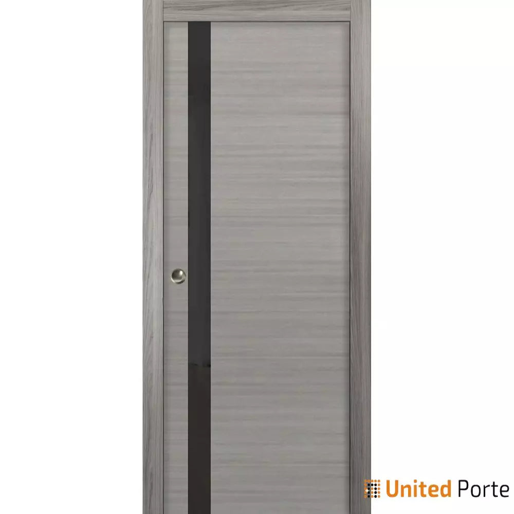 Sliding French Pocket Door with Frosted Glass | Solid Wood Interior Bedroom Sturdy Doors | Buy Doors Online
