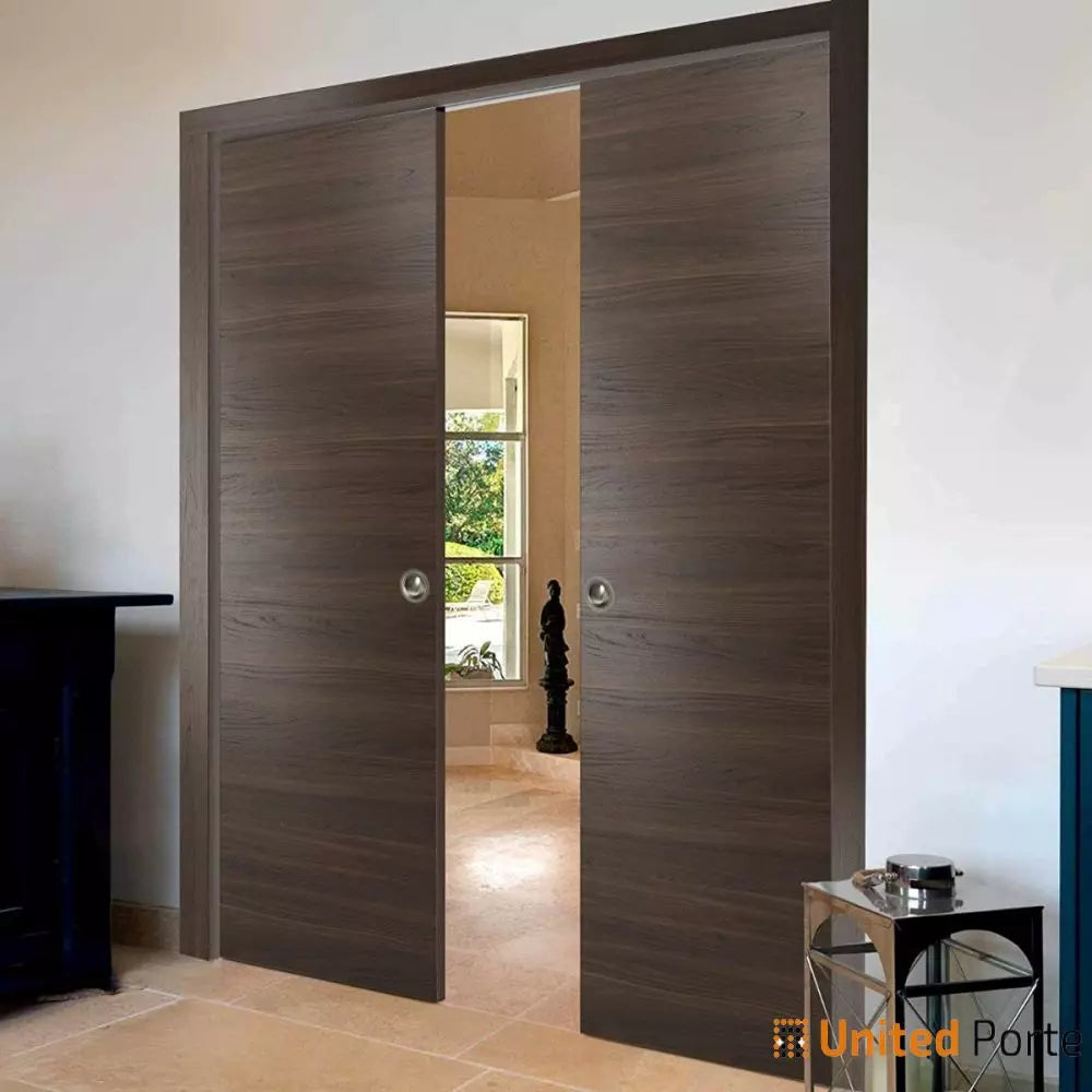 Sliding Pocket Door with Frames | Solid Wood Interior Sturdy Doors | Buy Doors Online