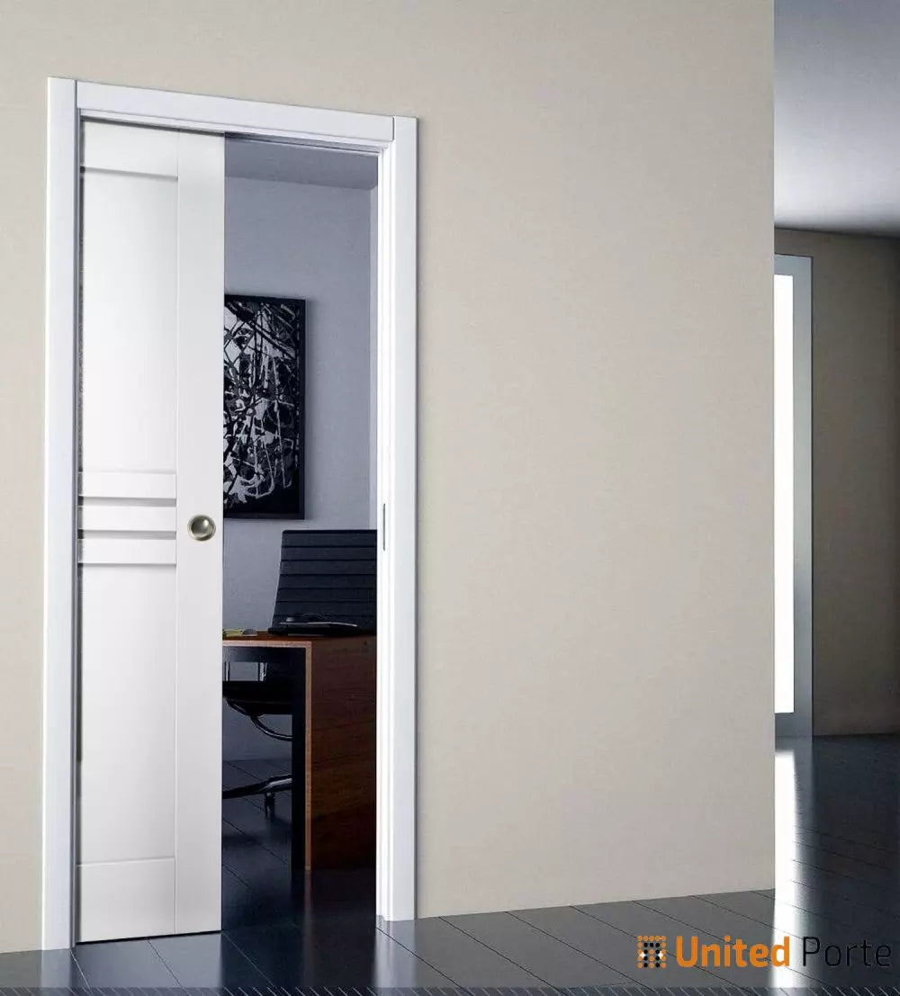Sliding Pocket Door with Hardware | MDF Interior Bedroom Modern Doors | Buy Doors Online