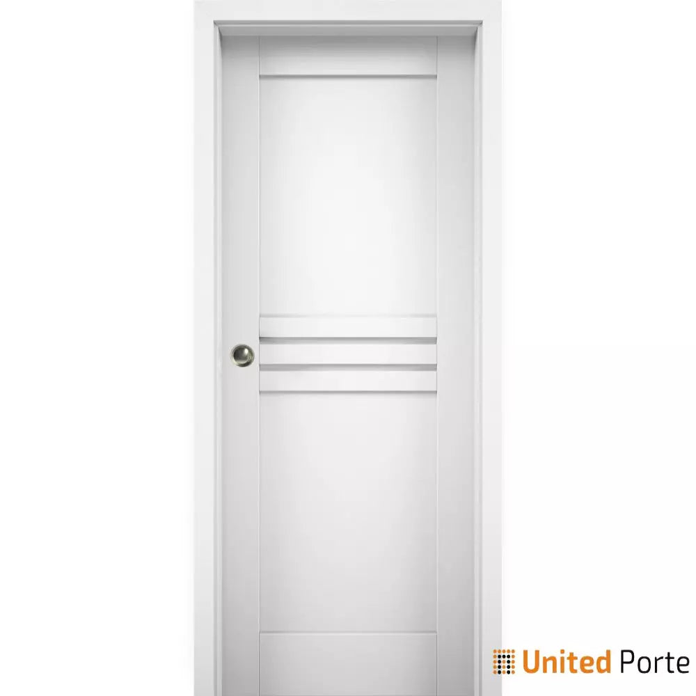 Sliding Pocket Door with Hardware | MDF Interior Bedroom Modern Doors | Buy Doors Online