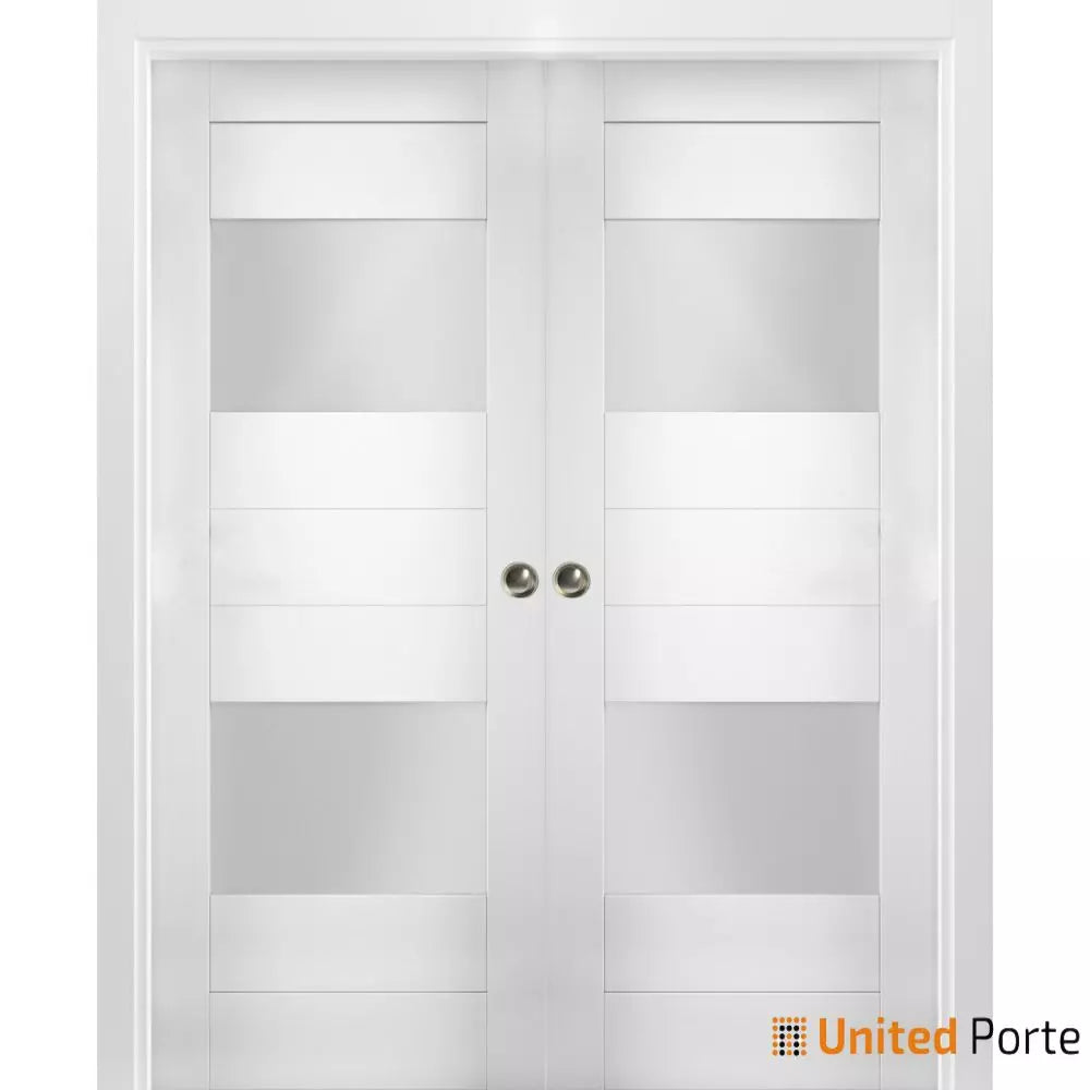 Sliding Pocket Door with Opaque Glass | MDF Interior Bedroom Modern Doors | Buy Doors Online