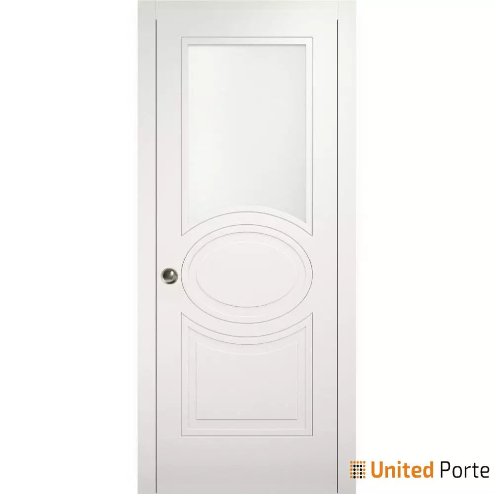Sliding Pocket Door with Opaque Glass | MDF Interior Bedroom Modern Doors | Buy Doors Online