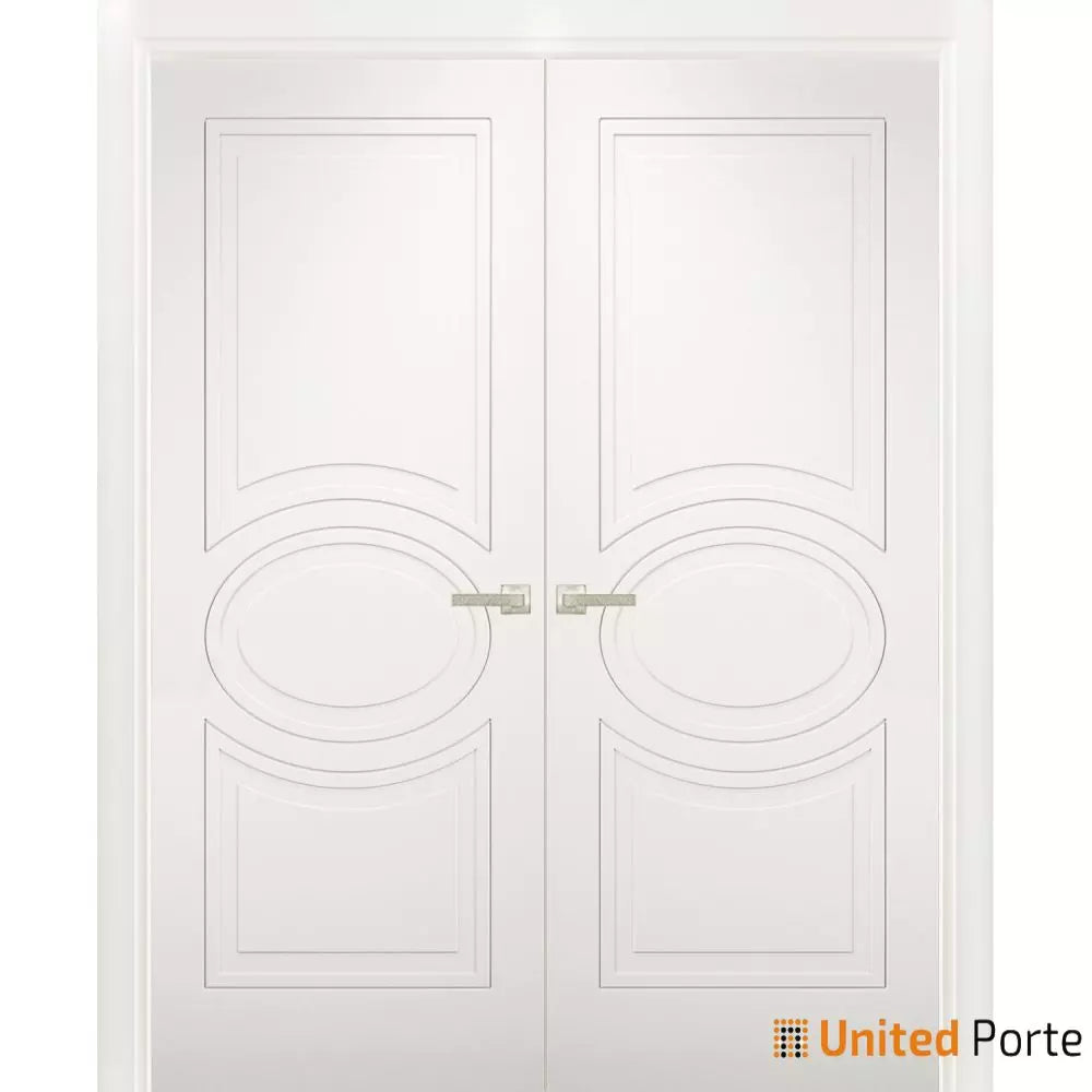 Solid French Door with Decorative Panels | Bathroom Bedroom Modern Doors | Buy Doors Online