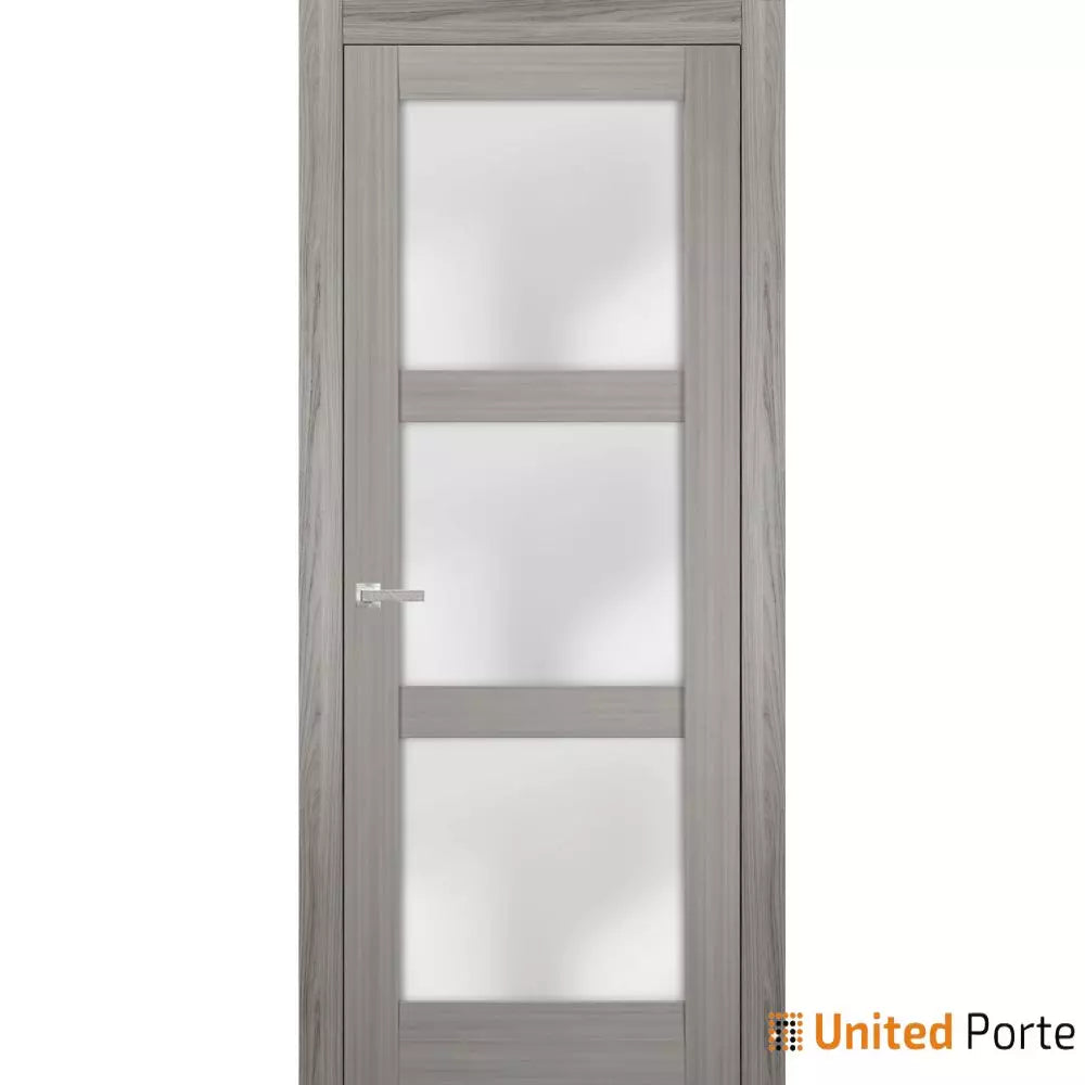 Solid French Door with Frosted Glass | Bathroom Bedroom Sturdy Doors | Buy Doors Online