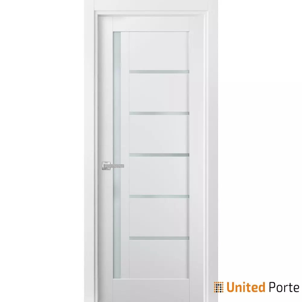 Solid French Door with Frosted Opaque Glass | Bathroom Bedroom Sturdy Doors | Buy Doors Online