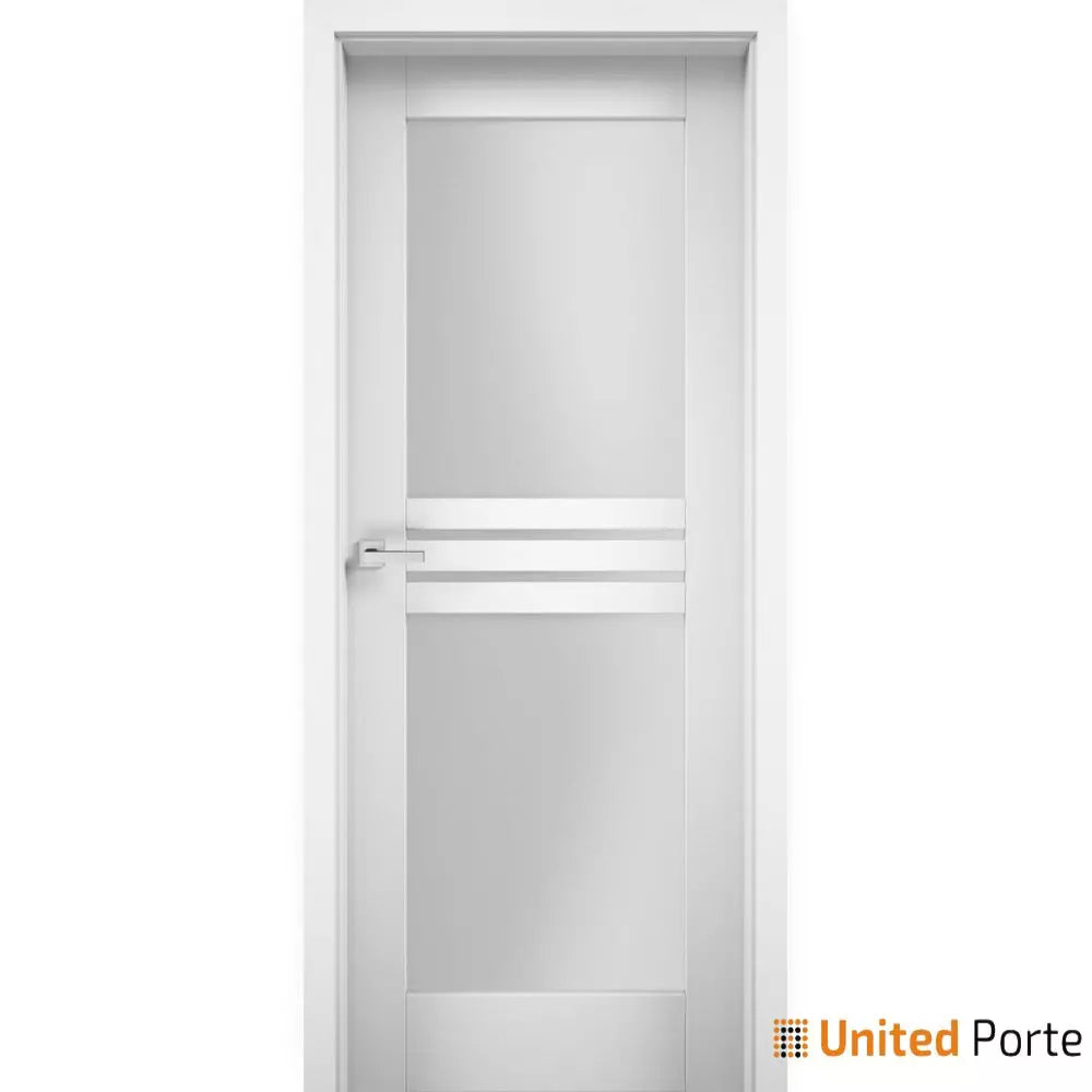 Solid French Door with Opaque Glass | Bathroom Bedroom Modern Doors | Buy Doors Online