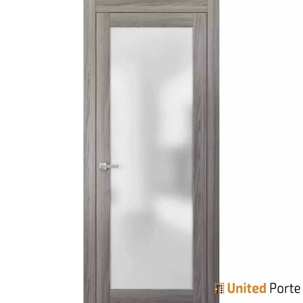 Solid French Doors with Frosted Glass | Closet Bedroom Sturdy Doors | Buy Doors Online