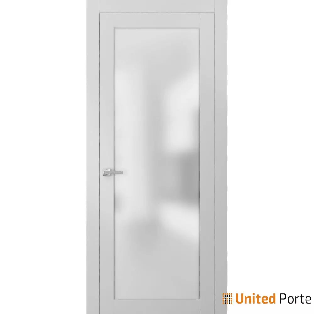 Solid French Doors with Frosted Glass | Closet Bedroom Sturdy Doors | Buy Doors Online