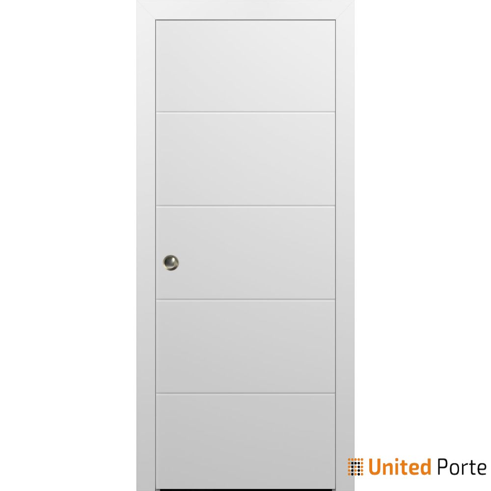 Modern Pocket Doors with Decorative Panels | Solid Wood Interior Bedroom Sliding Closet Door | Buy Doors Online