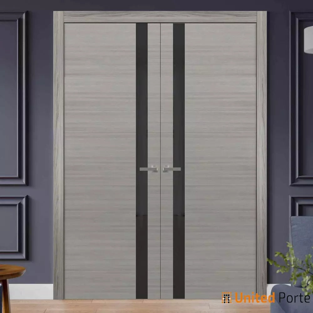 Solid Interior French Door with Frosted Glass | Bathroom Bedroom Sturdy Doors | Buy Doors Online