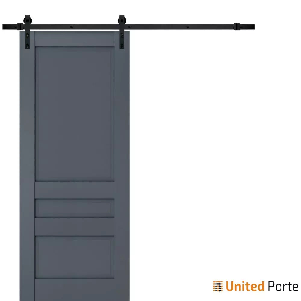 Sturdy Barn Door with Decorative Panels | Solid Panel Interior Doors | Buy Doors Online