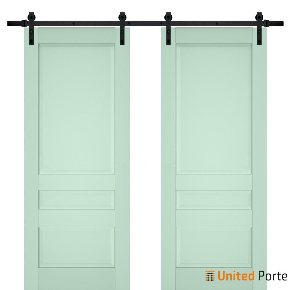 Sturdy Barn Door with Decorative Panels | Solid Panel Interior Doors | Buy Doors Online