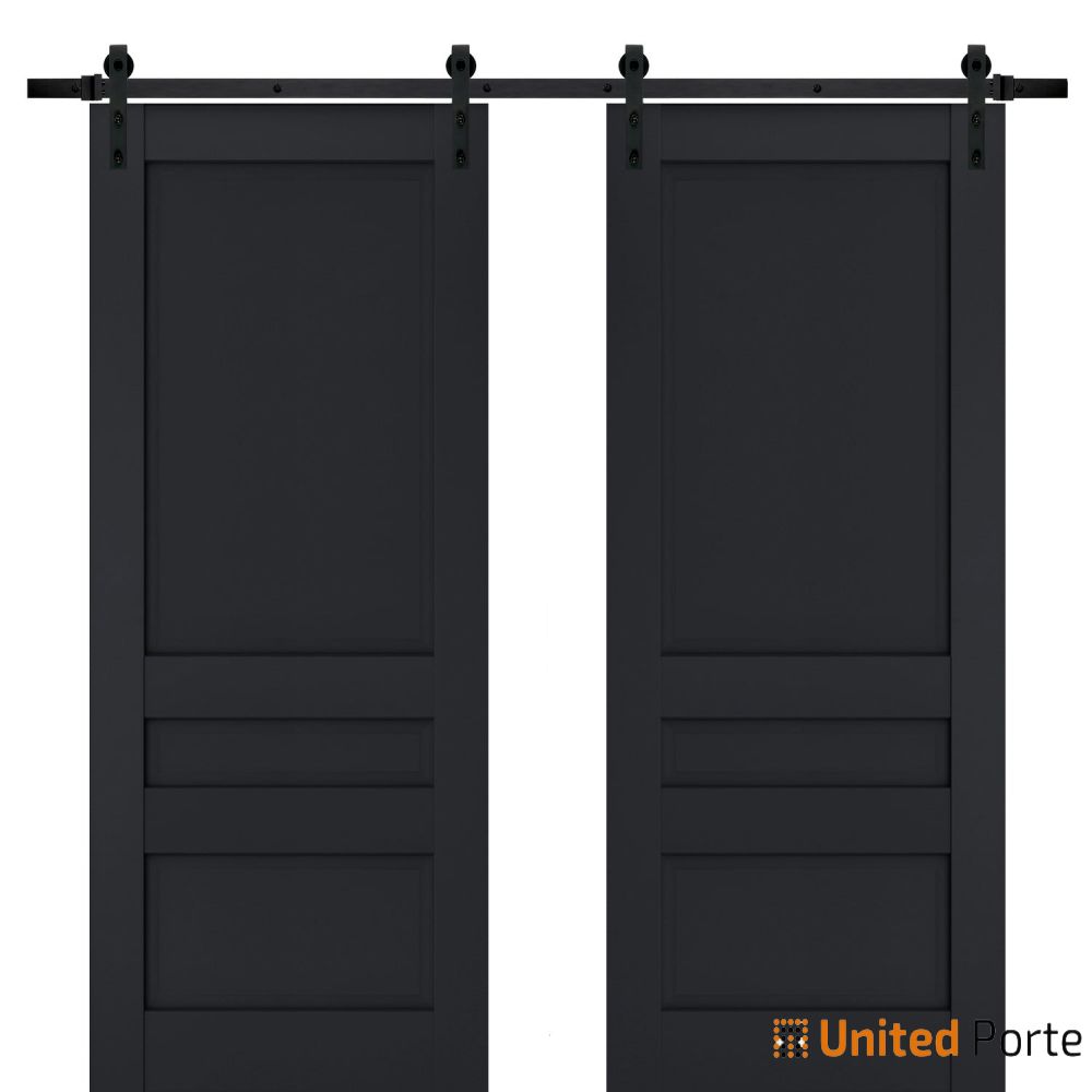 Sturdy Barn Door with Decorative Panels | Solid Panel Interior Doors | Buy Doors Online