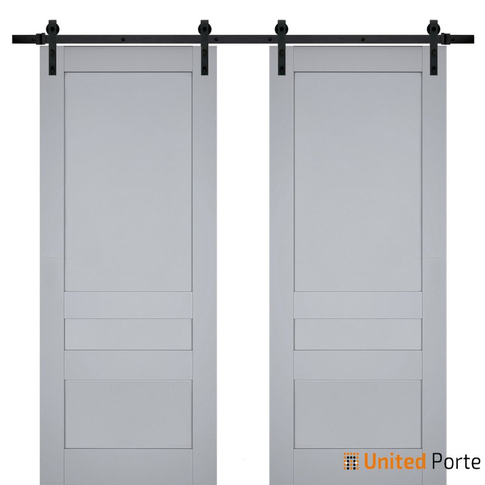 Sturdy Barn Door with Decorative Panels | Solid Panel Interior Doors | Buy Doors Online