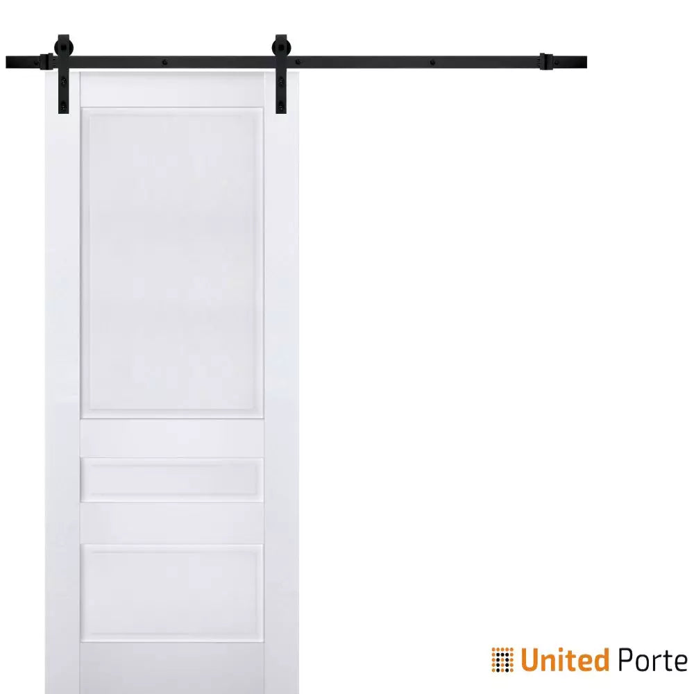 Sturdy Barn Door with Decorative Panels | Solid Panel Interior Doors | Buy Doors Online