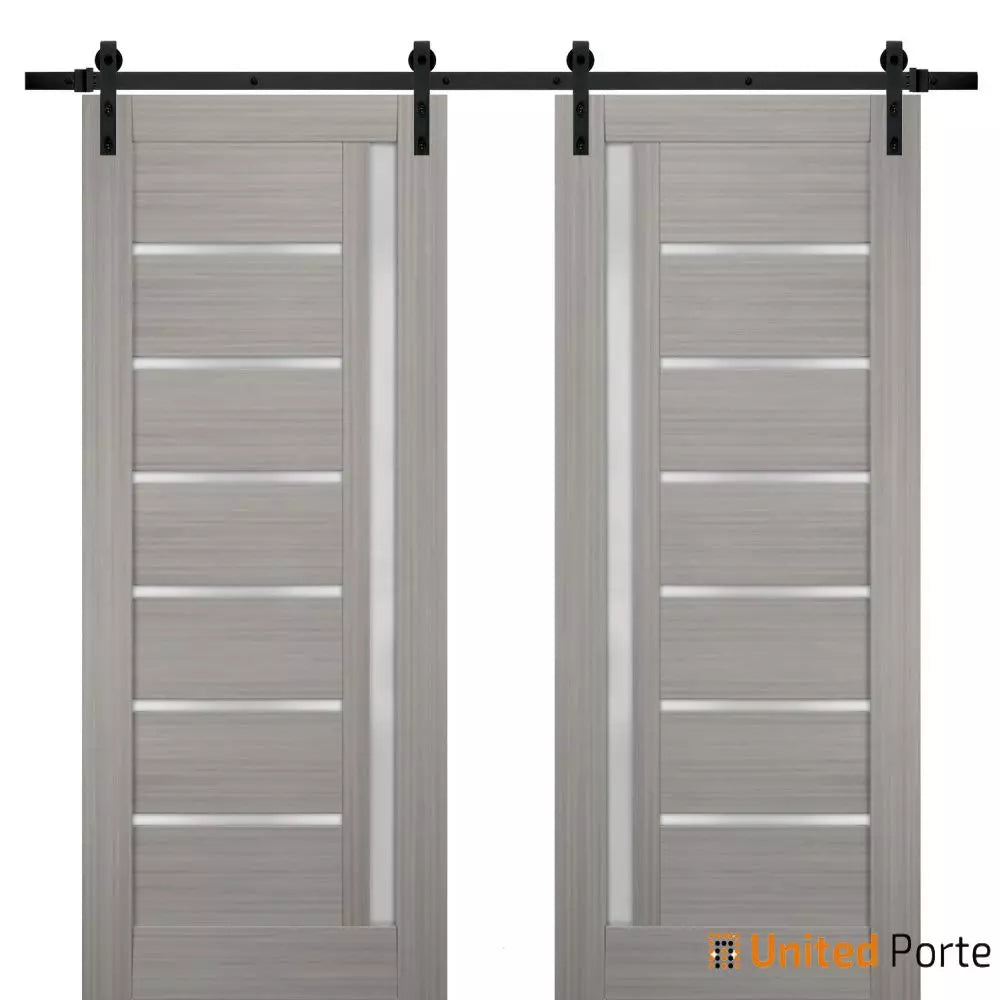 Sturdy Barn Door with Frosted Glass | Solid Panel Interior Doors | Buy Doors Online