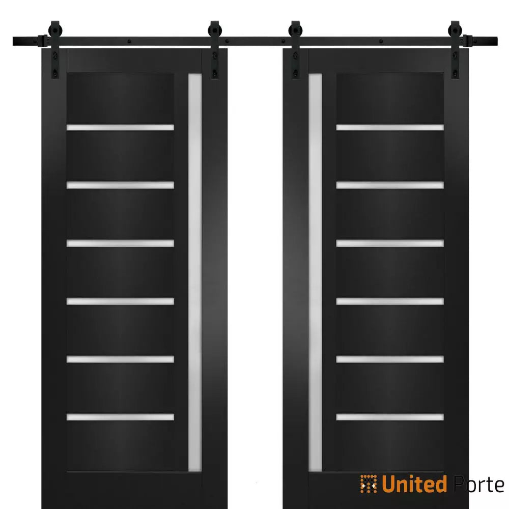 Sturdy Barn Door with Frosted Glass | Solid Panel Interior Doors | Buy Doors Online