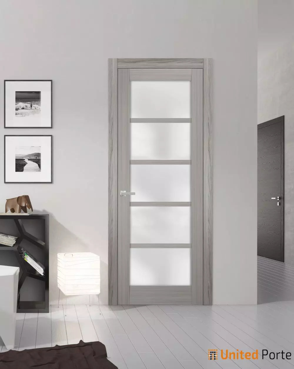 Swing Door with Frosted Opaque Glass | Solid Panel Interior Doors | Buy Doors Online