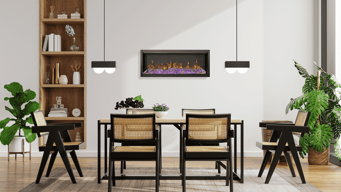 Symmetry Bespoke Xtra Tall Smart Electric Fireplace | Amantii | Wifi Enabled | Buy Fireplaces Online