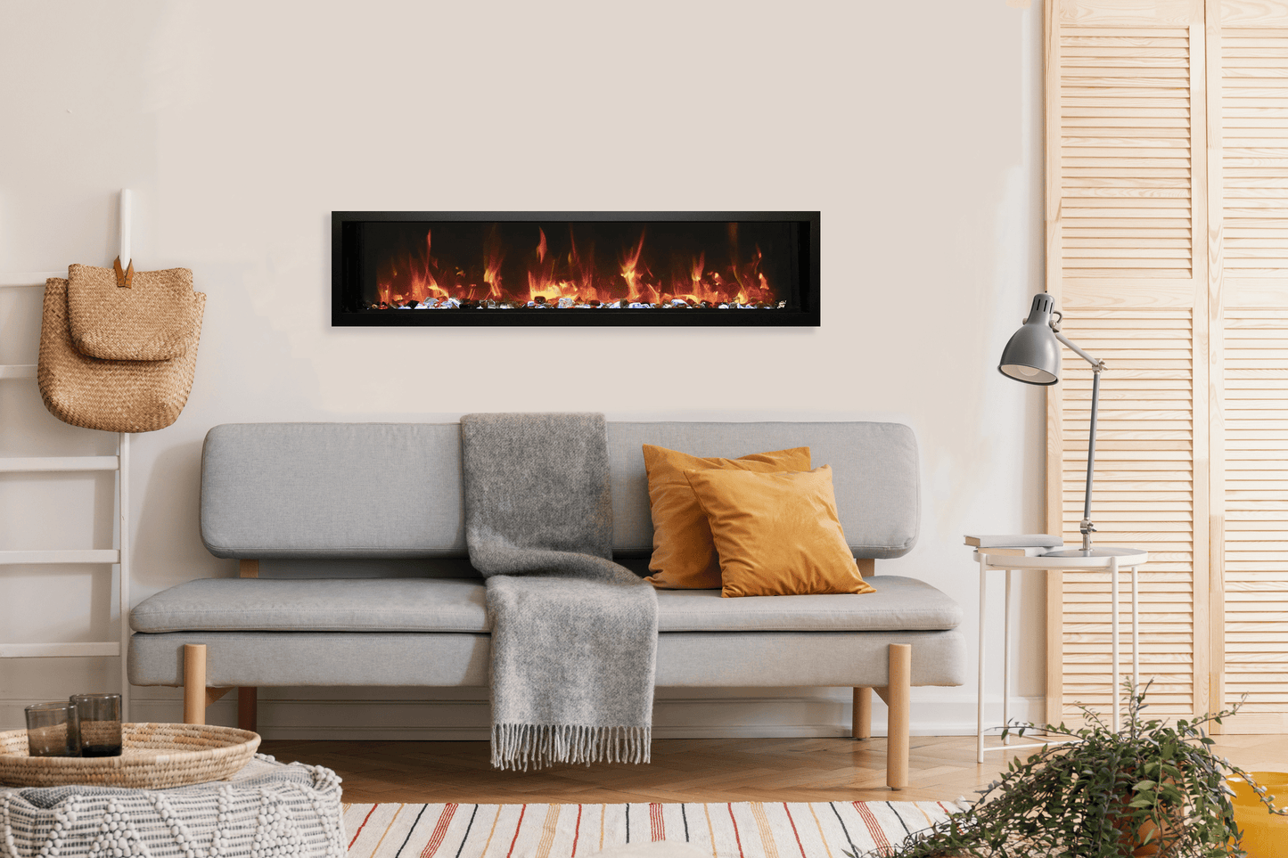 Symmetry Xtra Slim Smart Electric Fireplace | Amantii | Wifi Enabled | Buy Fireplaces Online
